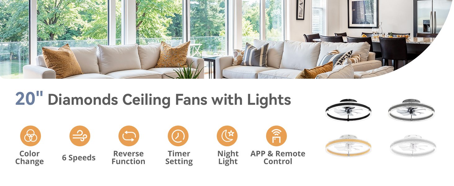 20 Inch ceiling fans