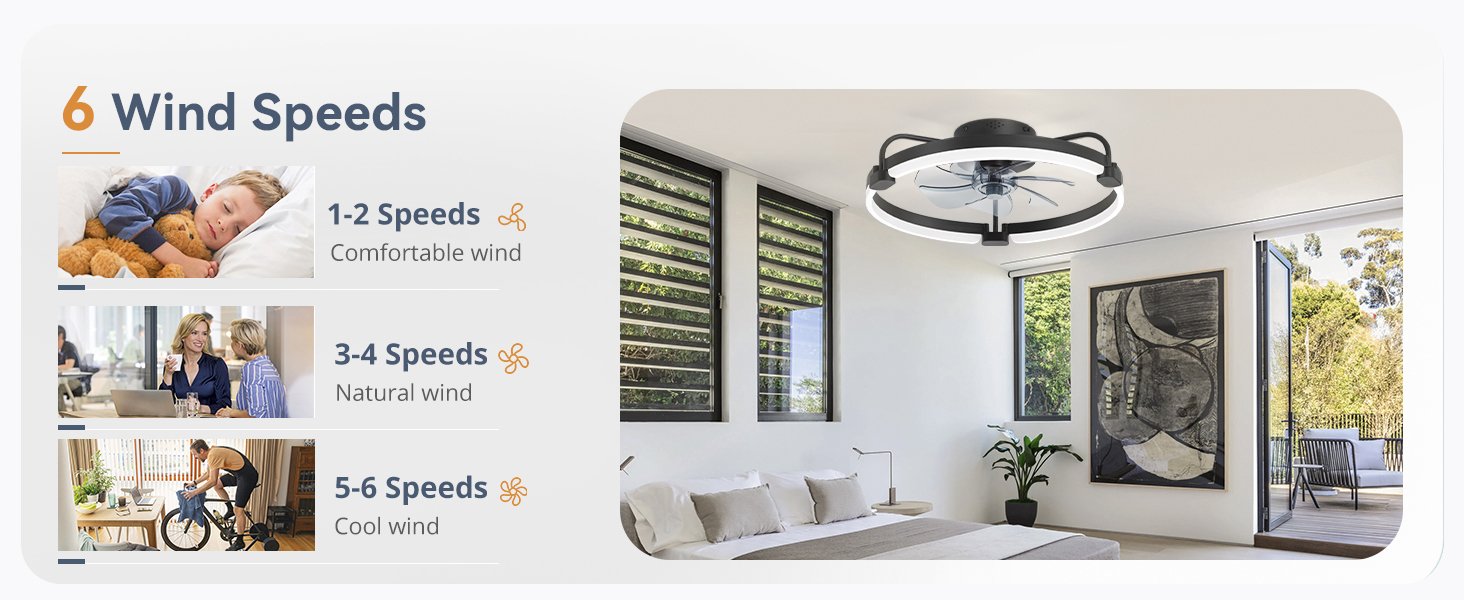 small ceiling fan with light