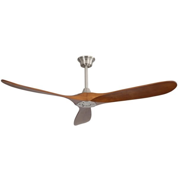 52 Inch Solid Wood Ceiling Fans With Lights, Low Profile Ceiling Fan with Light and Remote - Image 20