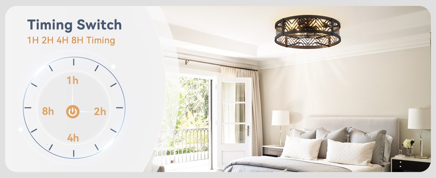 black ceiling fan with light