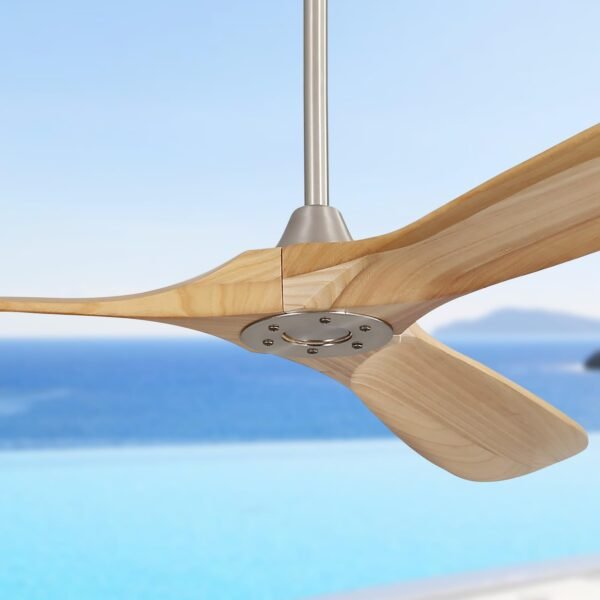 60" Ceiling Fan No Light, Smart Ceiling Fans Without Lights, Work with Alexa/Google, Reversible DC Motor, 6 Speed - Image 26