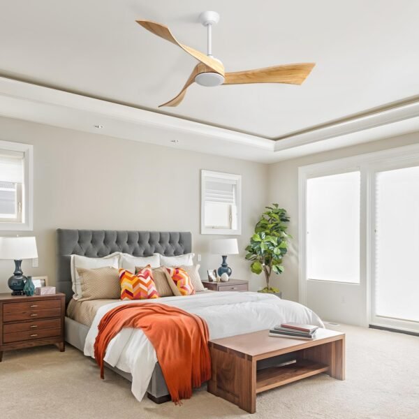 52 inch Ceiling Fans with Lights and Remote, Indoor/Outdoor Ceiling Fan with Light, Quiet DC Reversible - Image 23