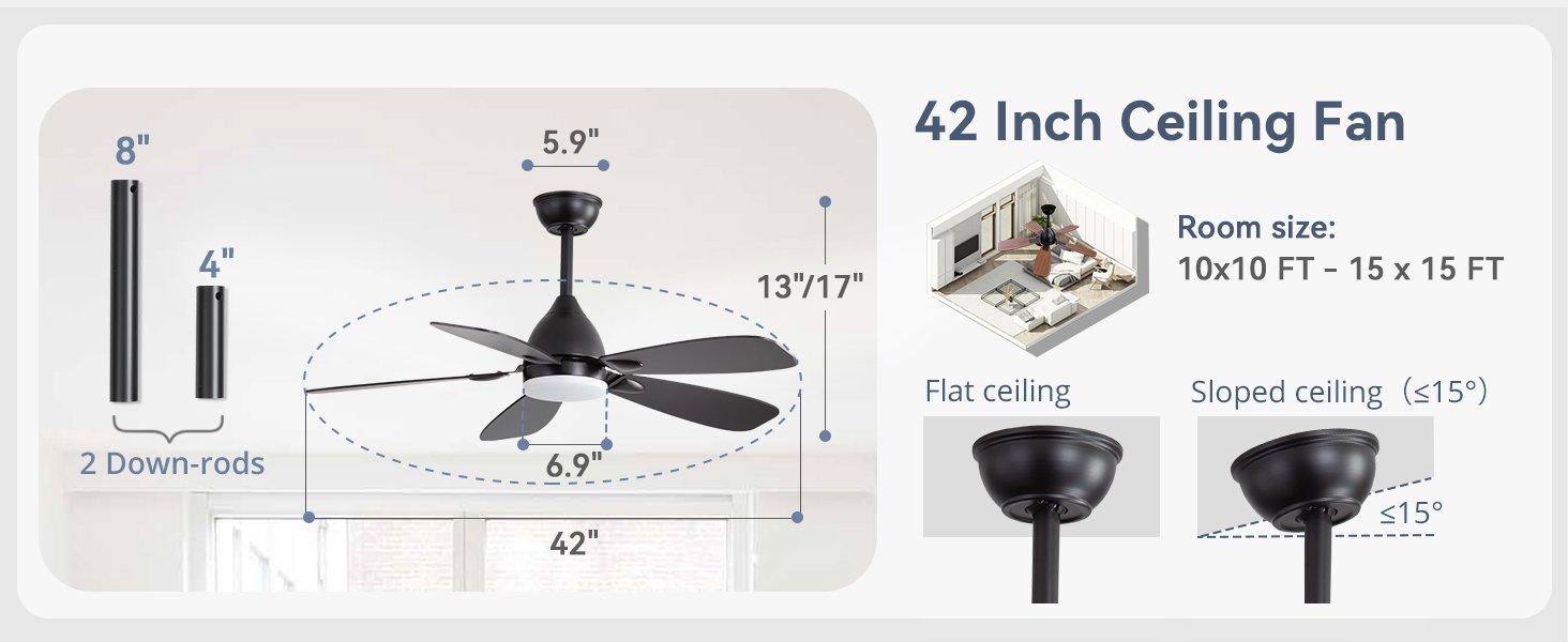42 inch ceiling fan 