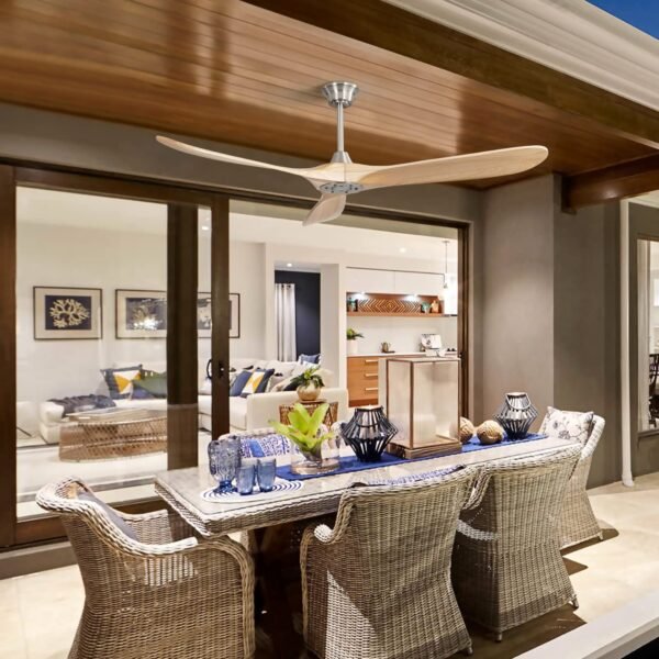 60" Ceiling Fan No Light, Smart Ceiling Fans Without Lights, Work with Alexa/Google, Reversible DC Motor, 6 Speed - Image 25
