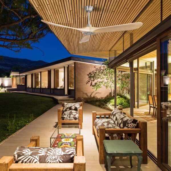 60" Ceiling Fan No Light, Smart Ceiling Fans Without Lights, Work with Alexa/Google, Reversible DC Motor, 6 Speed - Image 24