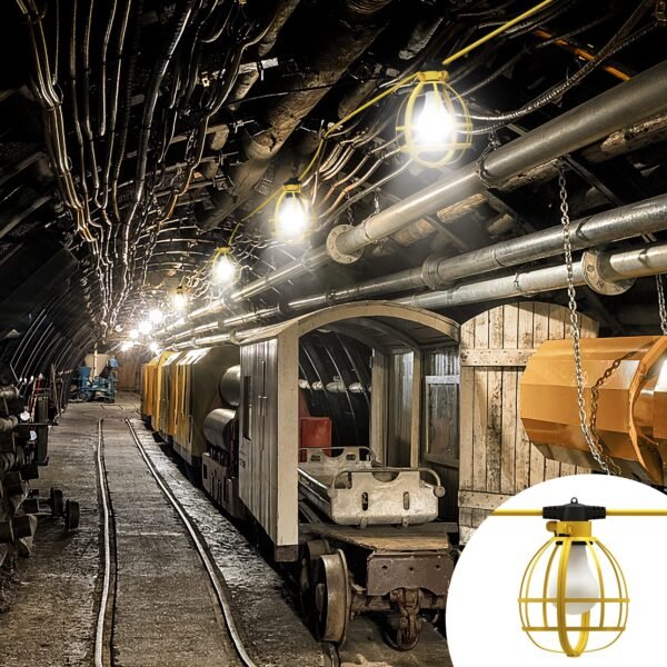 100FT Construction String Lights, 10 Bulbs 100W 10500LM String Work Lights with 10 Medium Base Sockets - Image 7