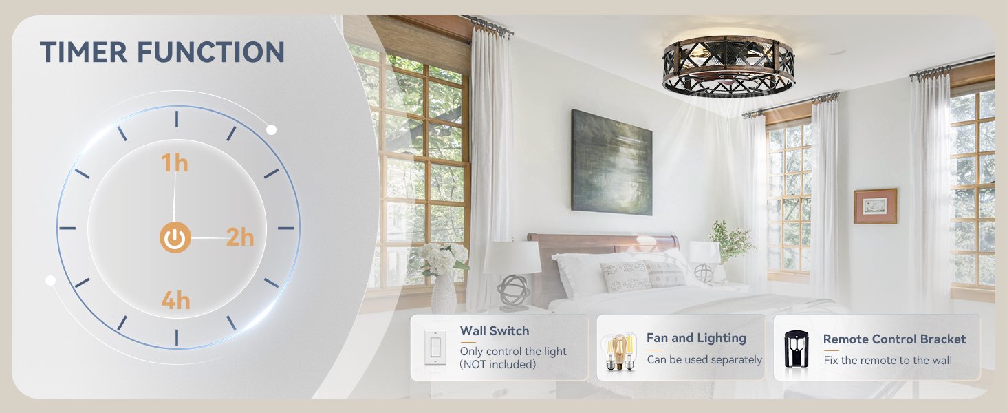 20 inch caged ceiling fan