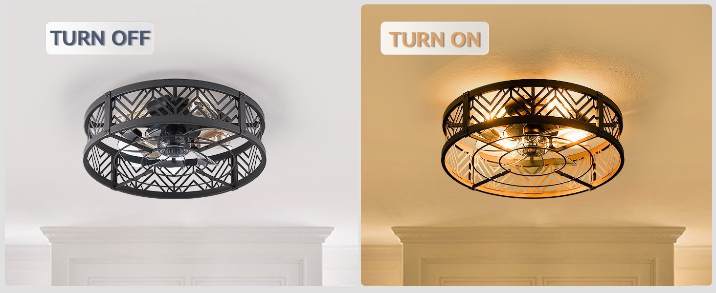 low profile ceiling fan