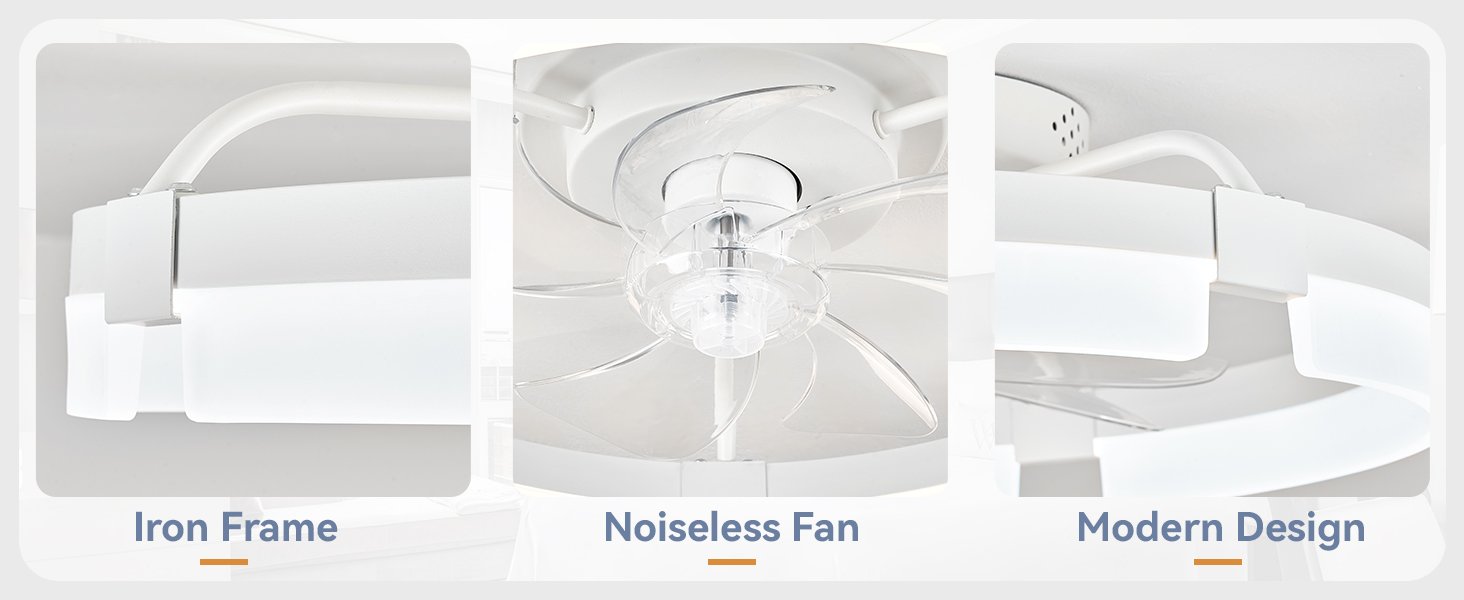 low profile ceiling fan with light