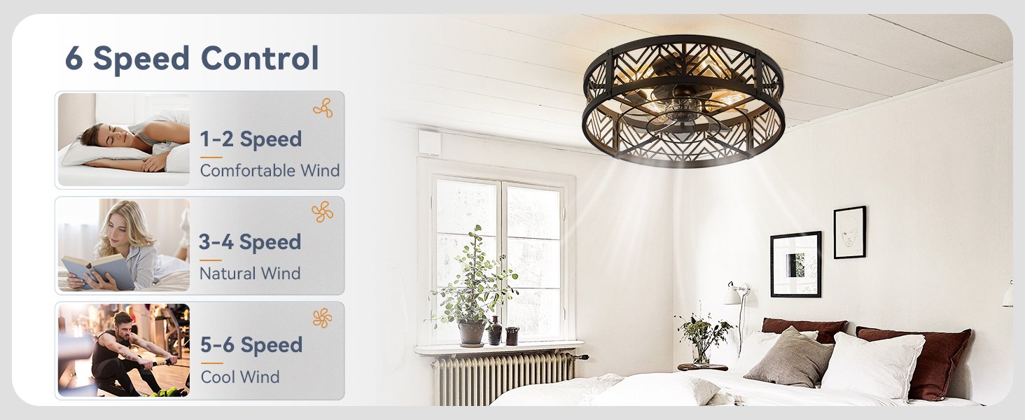 modern ceiling fan with light