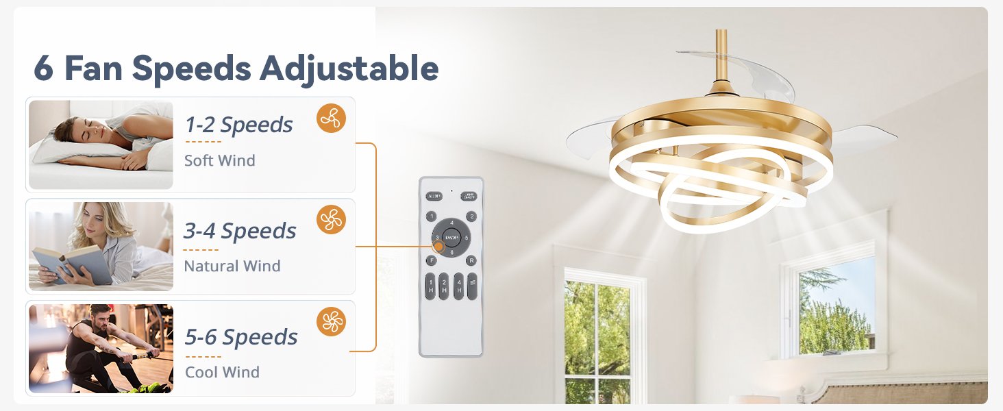 42 inch ceiling fan with light